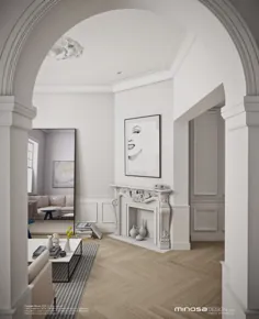 آشپزخانه و حمام کلاسیک مدرن توسط Minosa