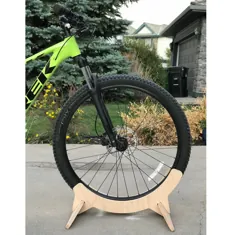 قفسه دوچرخه منحنی / ذخیره سازی دوچرخه چوبی / پایه دوچرخه مدرن / |  اتسی