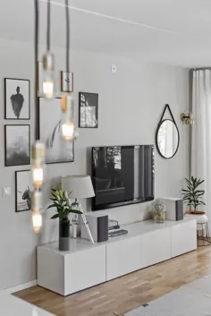 53 entzückende Fernsehwand-Dekor-Ideen - طراحی اتاق های کوچک