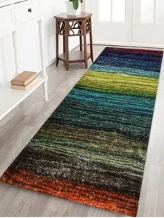 تابلو فرش تابلو چوبی رنگارنگ