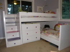 تختخواب Malm Toddler زیر Bunk با الهام از Malm - هکرهای IKEA