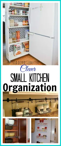 10 ایده برای سازماندهی یک آشپزخانه کوچک - یک لانه پرورش یافته
