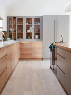 کابینت های دو رنگ جواب تعهد Phobe در طراحی آشپزخانه است