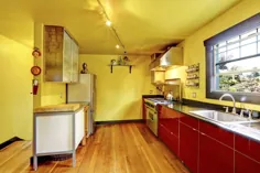 50 ایده آشپزخانه زرد (عکس)