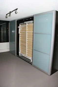 Ikea Hack - تخت مورفی با درهای کشویی