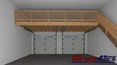 Garage Storage Loft Ideas |  قفسه بندی انبار بزرگ گاراژ