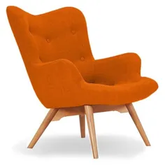 صندلی لهجه فرشته پارچه ای نارنجی