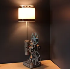 دکور سینمای خانگی - گزینه سایه لامپ فیلم 35 میلی متر برای لامپ میز پروژکتور فیلم