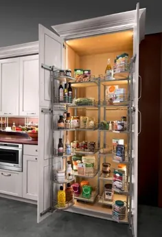 راه حل های ذخیره سازی کابینت آشپزخانه خلاق - طرح های کریگ آلن