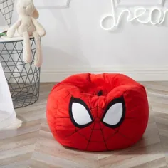 صندلی کیسه لوبیا قرمز بچه گانه Marvel Spiderman - Walmart.com