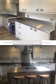 چگونه می توان آشپزخانه خود را با فولاد ضد زنگ بازسازی کرد.