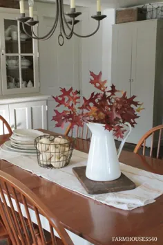 پاییز در اتاق ناهار خوری
