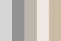 پالت رنگ سفید و خاکستری رنگ