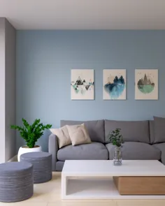7 بهترین رنگ برای رنگ آمیزی دیوارها با کاناپه خاکستری (همراه با تصاویر)