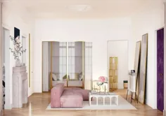یک آپارتمان زیبا ، با الهام از پاریس در نیویورک |  Hunker