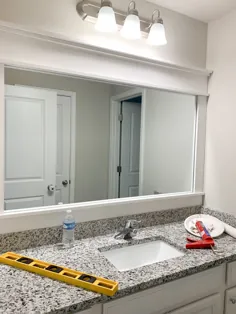 DIY: چگونه می توان آینه حمام ساختمانی را قاب بندی کرد - خانه و تالار