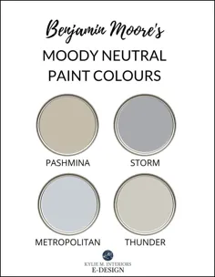 بهترین رنگهای بژ ، خاکستری ، تاپ و خاکستری: BENJAMIN MOORE AFFINITY - Kylie M Interiors