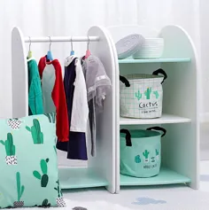 مبلمان مراقبت روزانه کابینت اسباب بازی های چوبی کودک و لباس کودکان آویز قفسه های کت استند