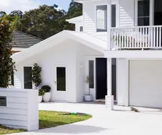 نوسازی کاملاً سفید رنگ همپتون ها این خانه سیدنی را دگرگون کرد