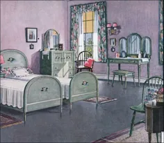 اتاق خواب اسطوخودوس توسط Blabon - الهام از طراحی دهه 1920