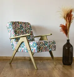 صندلی صندلی دست ساز دست دوز از Solid Wood Upholstered |  اتسی