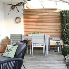 Terrassen Lounge selber bauen |  ویلا ژوزفینا