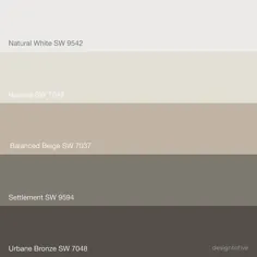 Sherwin Williams - Urbane Bronze SW 7048 - ایده های رنگی خنثی و خاکی - طرح رنگ خنثی