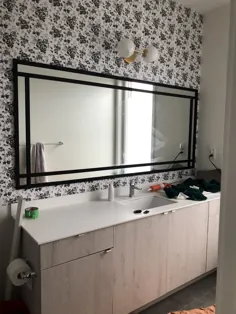 آینه درجه سازنده خود را به روز کنید: آینه دو قاب DIY - خانه مبارک هانا