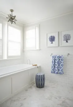 نحوه ایجاد حمام به سبک همپتون: فضای داخلی گالری B