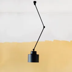 چراغ سقفی S-Pot با بازوهای قابل تنظیم طراحی صنعتی Black Minimal Vintage Warehouse Light Shades Scandinavian Fixture لوستر
