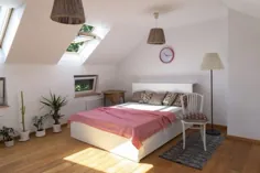 7 ایده شگفت انگیز اتاق خواب اتاق زیر شیروانی مدرن برای سرقت از آنها