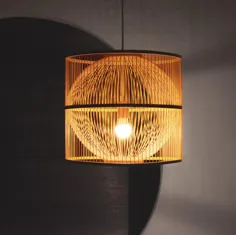 Arturest Artistic Bamboo Lampshade Classic Design Classic به روز شده |  اتسی