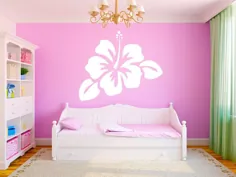 دکوراسیون تابلوچسبها گرافیک اتاق خواب بزرگ وینیل دیوار گلبرگ HIBISCUS FLOWER |  eBay