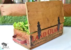 روش های آسان و سرگرم کننده برای تزئین با جعبه های چوبی و جعبه های پرنعمت.