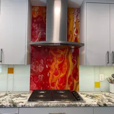Tiles Kitchen Backsplash Mosaic DIY آشپزخانه Backsplash آشپزخانه |  اتسی