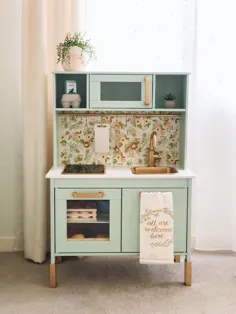 Ikea Play Kitchen DIY Hack - Means of Lines