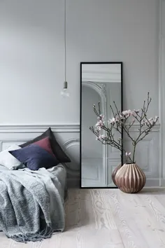 Broste Copenhagen - grote spiegel "Talja" zwart |  حیاط TrendYard