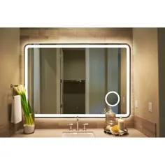 آینه حمام بدون قاب مستطیل LED LED Innoci-USA Electra 48 in |  63664832