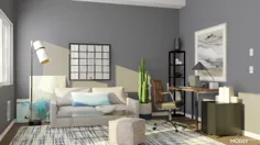 مبل خواب آور دفتر کار خانگی چند منظوره ایجاد می کند |  ایده های طراحی دفتر خانه به سبک مدرن