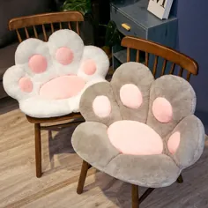 Soft Anime Kawaii kitty Paw Pillow Animal Plushie Seat Cushion Stuffed Plush مبل داخلی خانه صندلی دکور تابستان کودکان دختران هدیه
