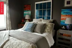 قبل و بعد: یک رنگ خوب انتخاب شده اتاق خواب دراب را ذخیره می کند