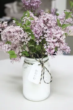 ایجاد با من: گلدان های خانه های خودکار DIY |  خانه و خانه کلبه سفید