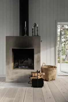 زیرچشمی نگاه کردن در داخل خانه تابستانی یک مینیمالیست در سوئد - طراحی شمال اروپا