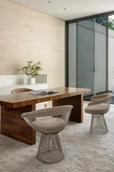 ساده طراحی مدرن دفتر خانه