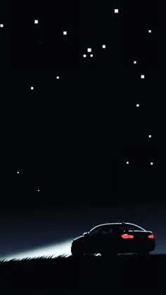 تصویر زمینه آیفون شب ماشین BMW