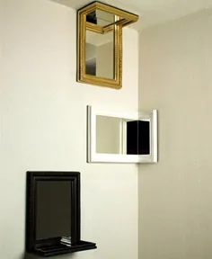 مجموعه آینه های تزئینی ، برچسب های آینه ای غیر معمول و آینه های دیواری