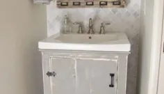 DIY حمام غرور خانه حمام