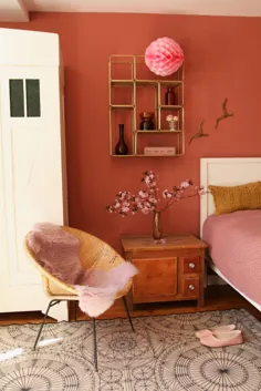 Rostpastell - die neue Farbe im Schlafzimmer