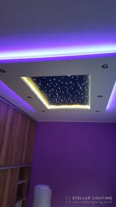 سقف LED ستاره - پورتال آسمان (دفتر) - نورپردازی ستاره ای