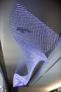 تاسیسات نور LED مجسمه ای جیم کمبل